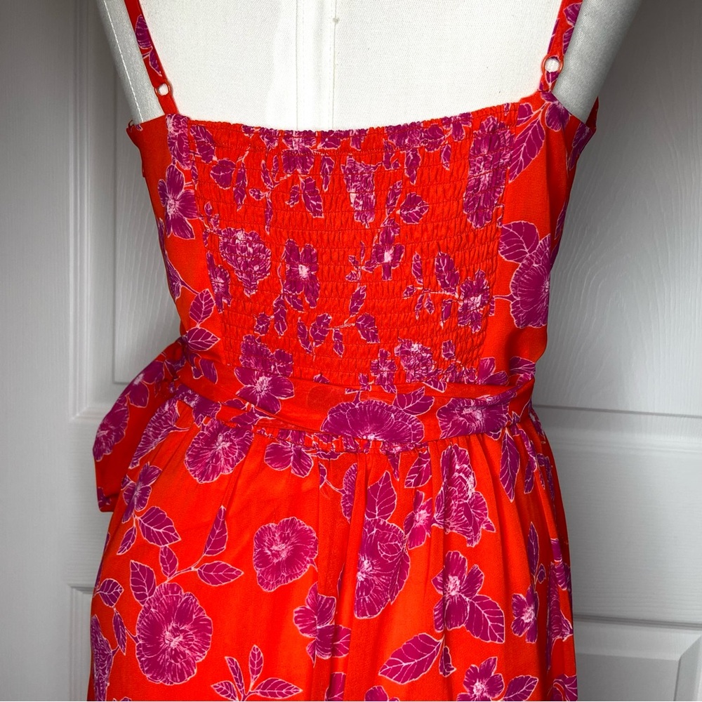 ELIZA J Floral Chiffon Midi Dress - Picture 10 of 16